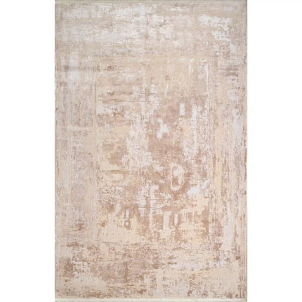 Covor CARLA 00836D, 160x230 cm, forma dreptunghiulara, fibre sintetice, crem/bej