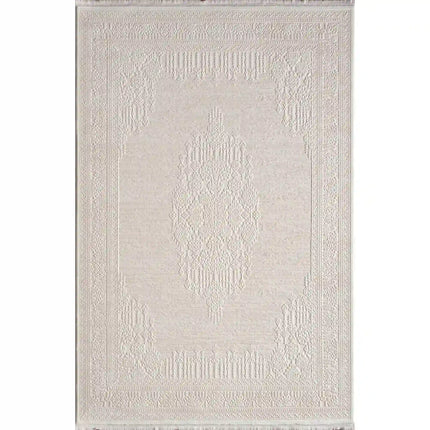 Covor ANETTA 03320B, 160x230 cm, forma dreptunghiulara, acril, crem