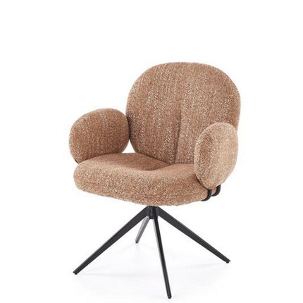 Scaun K568, scortisoara/negru, stofa clasica/otel, 65x64x82 cm