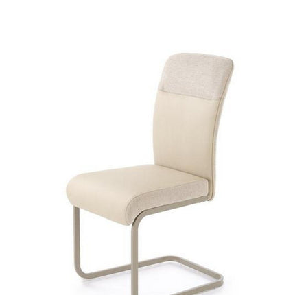 Scaun K584, bej/casmir, stofa clasica/otel, 46x60x100 cm