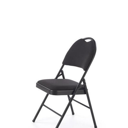 Scaun K566, negru, stofa clasica/otel, 46x53x86 cm