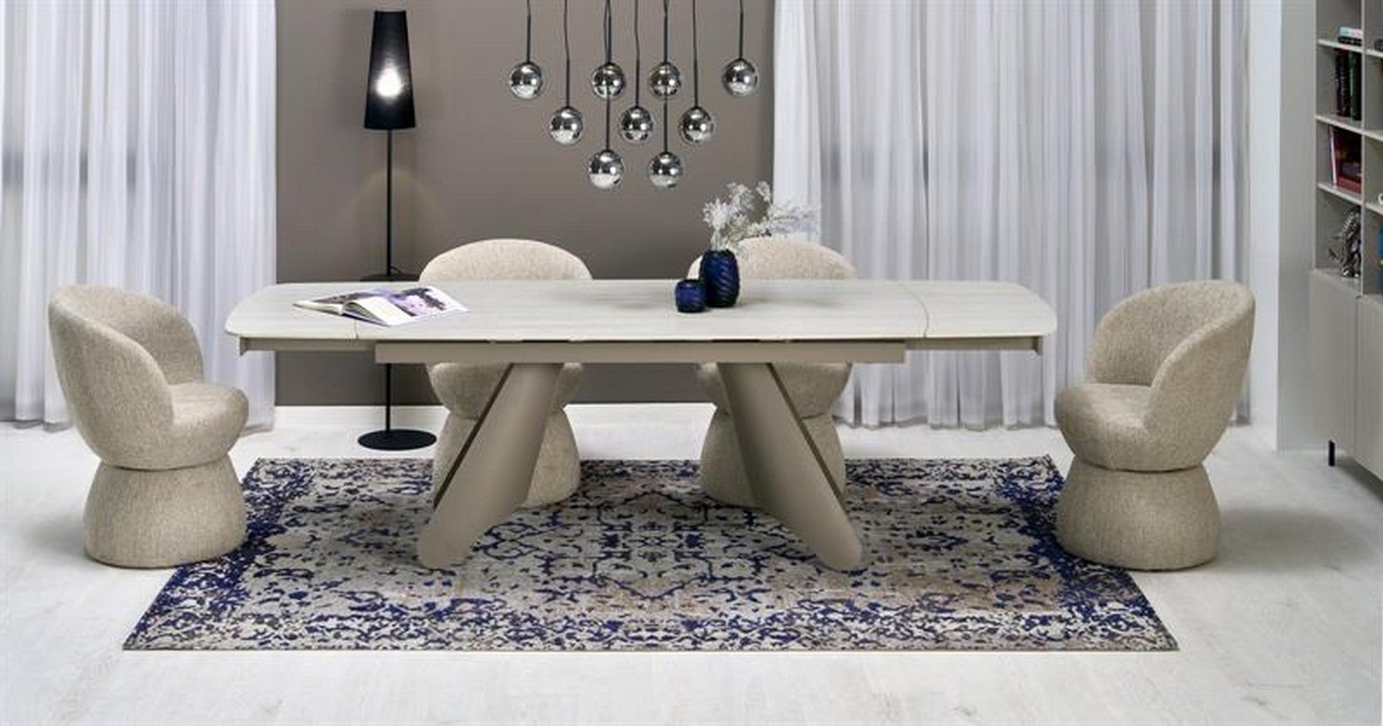 masa（仮） Masa extensibila din Ceramica Gri Antracit ,Oravia
