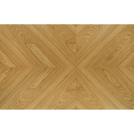 Masa extensibila EDMONDO, stejar/negru, PAL laminat/furnir, 160/240x90x75 cm