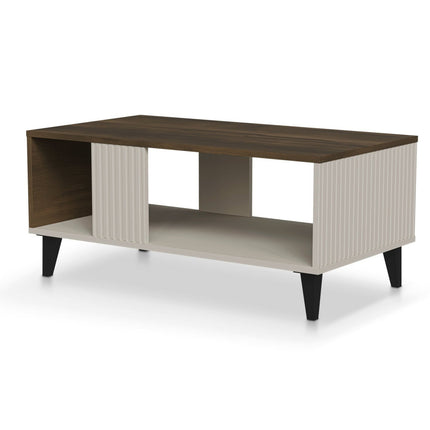 Masuta cafea RANDOM 2 LAW-1, nuc/casmir, PAL, 92x50x40 cm