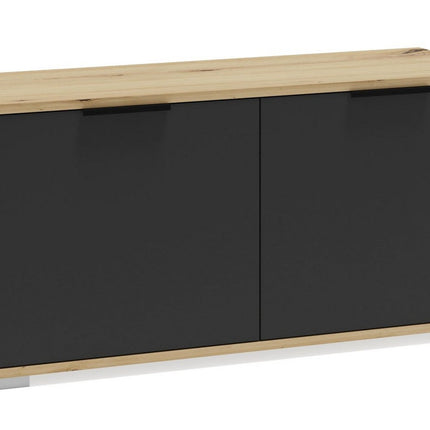 Pantofar CLIF ST-100, stejar artisan/gri antracit, PAL laminat, 100x38x48 cm