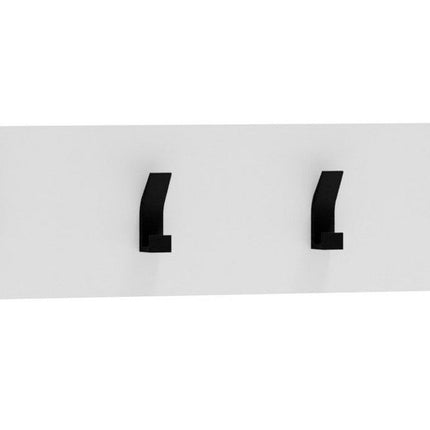 Cuier CLIF W-100, alb, PAL laminat, 100x15 cm