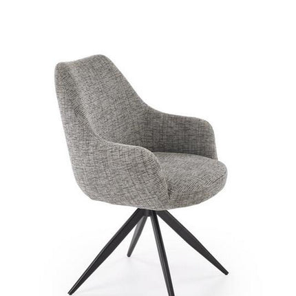 Scaun K564, gri/negru, stofa clasica/metal, 60x63x87 cm