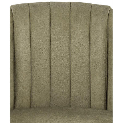 Scaun rotativ K533, verde/negru, stofa clasica/metal, 57x60x80 cm