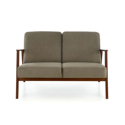 Canapea MILANO 2S, stofa catifelata verde olive - Castel 39, 120x77x77 cm