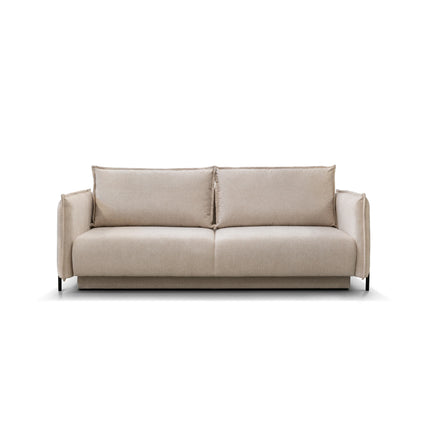 Canapea extensibila Amalfi, stofa catifelata maro - Monolith 15, 226x105x90 cm