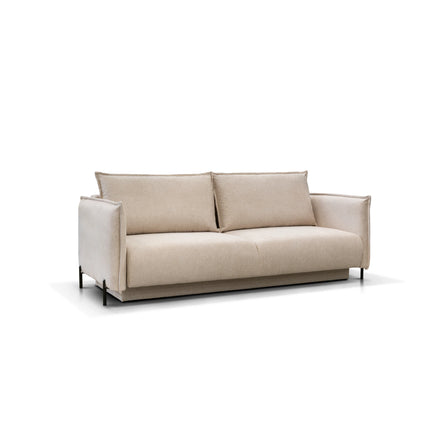 Canapea extensibila Amalfi, stofa catifelata maro - Monolith 15, 226x105x90 cm