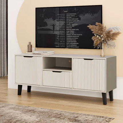 Comoda tv eleganta BORG, casmir, PAL laminat, 140x39x58 cm