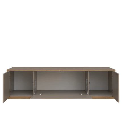 Comoda tv sufragerie COMPLEX, gri, PAL laminat, 170x45x47 cm