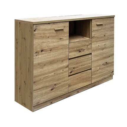 Comoda CANADA CX1, stejar artisan, PAL laminat, 130x42x105 cm