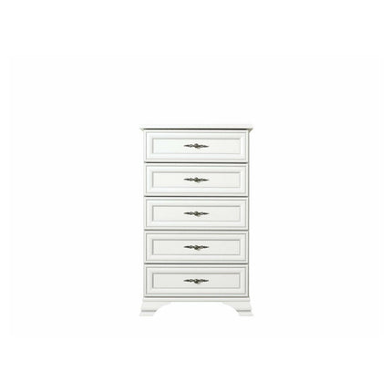 Comoda IDENTO, alb, PAL/MDF, 65x45x110 cm