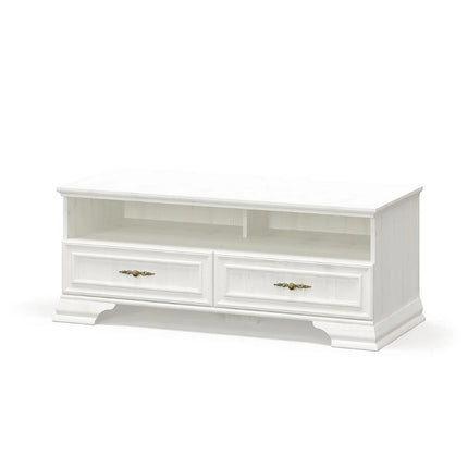 Set mobilier living IRYS, pin alb anderson, PAL laminat, 7 piese