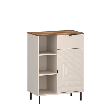 Comoda dulap EVO, casmir/stejar, PAL laminat, 70x40x95 cm