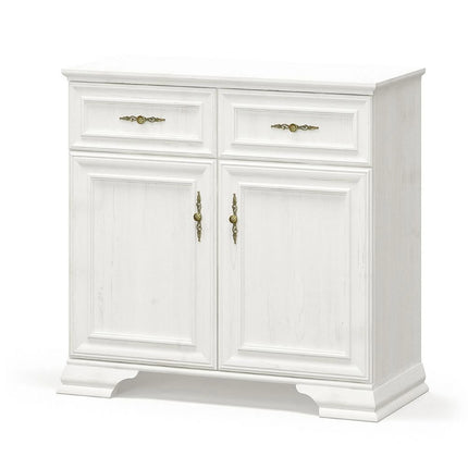Set mobilier dormitor IRYS, pin alb anderson, PAL laminat, 5 piese