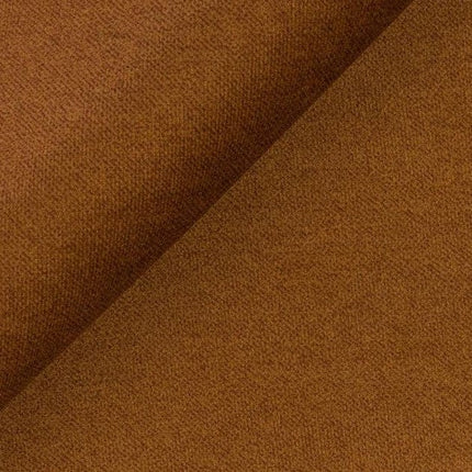 Canapea extensibila VANILLA 160, stofa catifelata maro - Element 07, 220x98x87 cm