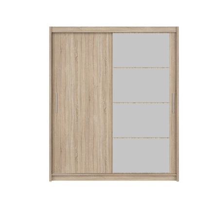Dulap MARIO 180, stejar sonoma, PAL, cu 2 usi, 180x61x216 cm