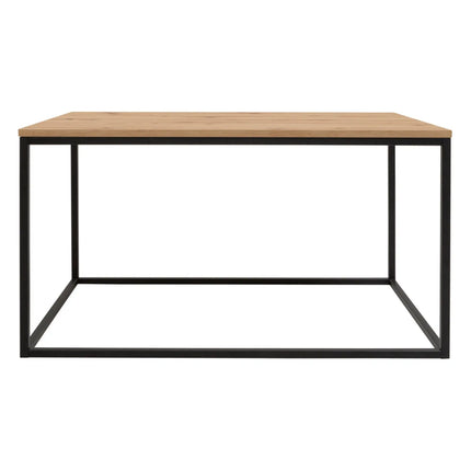 Masuta cafea AROZ, stejar artisan/negru, PAL/metal, 100x69x53 cm