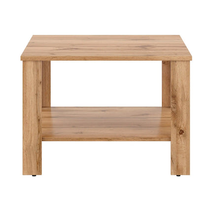 Masuta cafea ODETTE, stejar, PAL, 68x68x48 cm