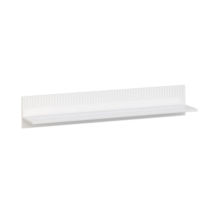 Polita sufragerie VELUTTO, alb, PAL, 127x22x22 cm