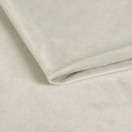 Coltar extensibil FIORE, sezlong dreapta, stofa catifelata crem - Riviera 21, lada depozitare, 284x183x71/82 cm