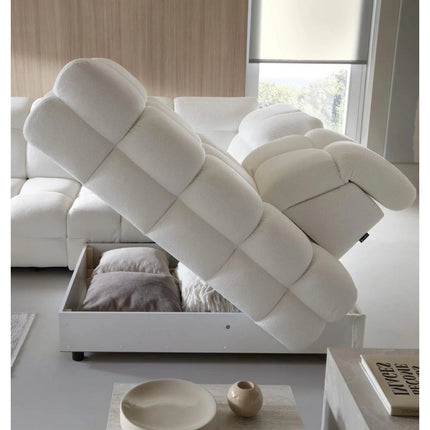 Coltar extensibil TOLLO XL, personalizabil, cu lada depozitare, 400x220x106 cm