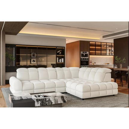 Coltar extensibil TOLLO L, personalizabil, cu lada depozitare, 302x220x106 cm