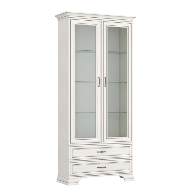Vitrina TIFFANY II, grej, PAL laminat, 99x40x212 cm