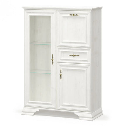 Set mobilier living IRYS, pin alb anderson, PAL laminat, 3 piese