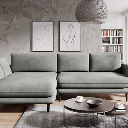 Coltar extensibil SOLANO, personalizabil, cu lada depozitare, 260x167x83 cm