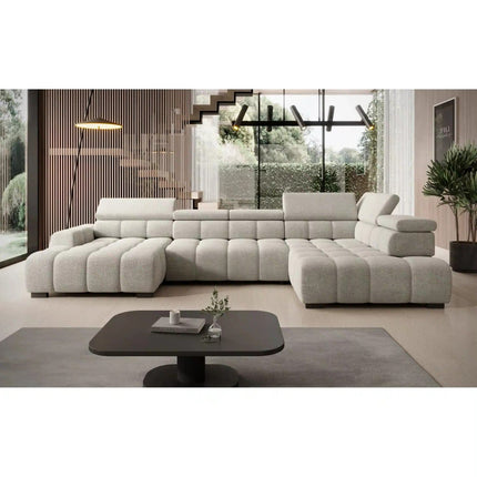 Coltar BULL XL, personalizabil, cu reglaj electric si tetiere reglabile, 393x205x97 cm