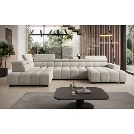 Coltar BULL XL, personalizabil, cu reglaj electric si tetiere reglabile, 393x205x97 cm
