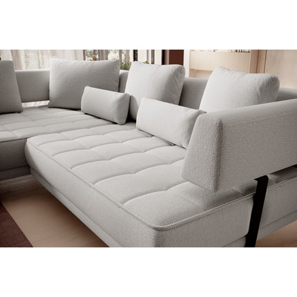Coltar GIOTTO, personalizabil, adancimea reglabila electric, 242x176x75/85 cm