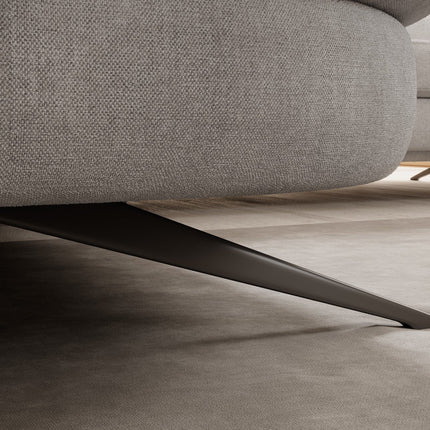 Coltar extensibil OTIS, personalizabil, cu lada depozitare si tetiere reglabile, 276x218x97 cm