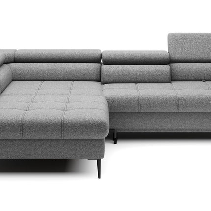 Coltar extensibil DENVER L, personalizabil, cu lada depozitare, 288x218x94 cm
