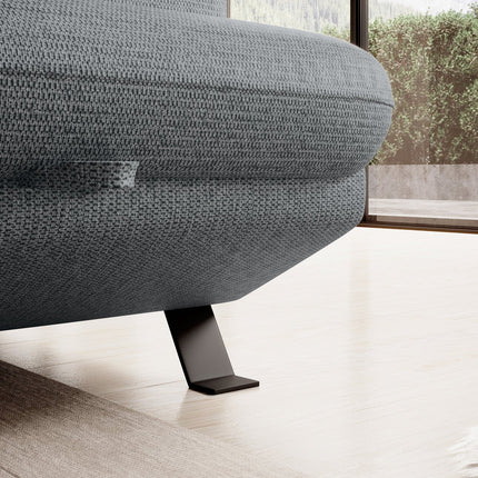 Coltar extensibil RAVEN L, personalizabil, cu lada depozitare, 257x198x92 cm