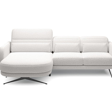 Coltar BARILLO S, personalizabil, cu reglaj electric si tetiere reglabile, 261x170x97 cm