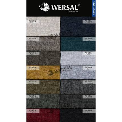 Coltar extensibil SELVA MINI, sezlong dreapta, stofa clasica gri inchis - Austin 19, cu lada depozitare si tetiere reglabile, 270x173x95 cm