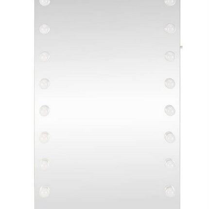 Oglinda PEARL, argintiu, cu iluminare LED, 87x170 cm