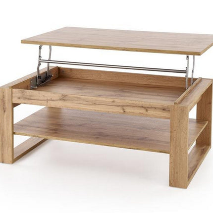 Masuta cafea BETTY, stejar artisan, PAL laminat, 120x65/92x50/72 cm