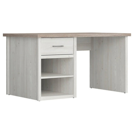 Birou LUCA JUZI, zada sibiu deschis/stejar sonoma, PAL laminat, 141x81x77 cm