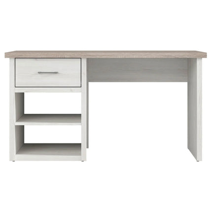 Birou LUCA JUZI, zada sibiu deschis/stejar sonoma, PAL laminat, 141x81x77 cm