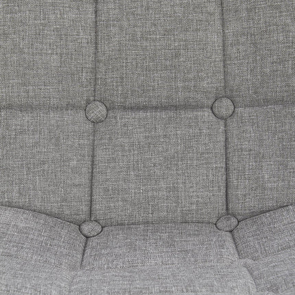 Scaun K316, gri/stejar, stofa clasica/metal, 44x56x87 cm
