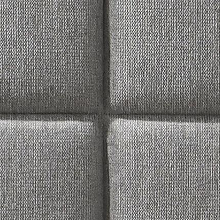 Pat LEVANTER 160x200, stofa clasica gri, cu somiera