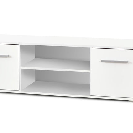 Comoda TV Lima, alb, PAL laminat, 137x40x44 cm