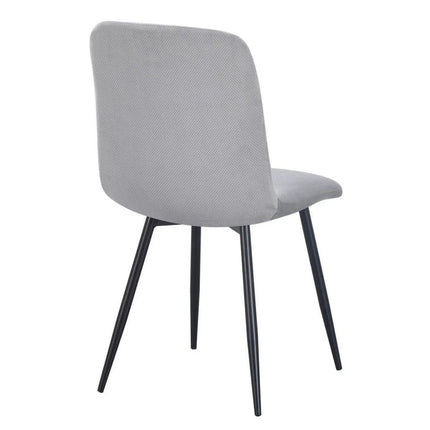 Scaun BOS, gri/negru, stofa/metal, 61x51x84 cm