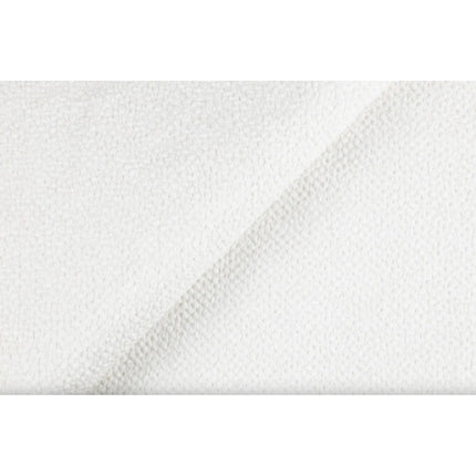 Coltar extensibil TOLLO L, sezlong stanga, stofa buclata alb - Bubble 01, Gama Premium, cu lada depozitare si reglaj electric, 302x217x105 cm